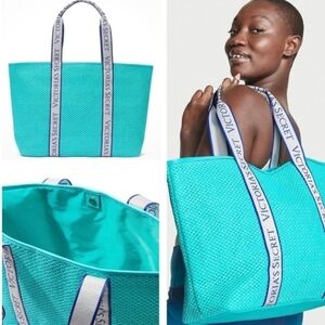 Victoria's Secret Turquoise Tote Bag